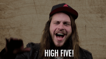 High Five Up Top GIF by goodbyejune