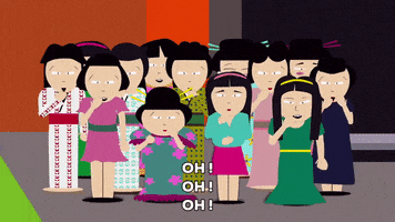 asian japanese GIF by South Park 