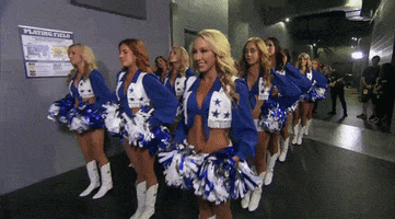 dallas cowboys football GIF by Dallas Cowboys Cheerleaders: Making the Team