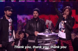 europe music award thank you GIF by 2016 MTV EMA