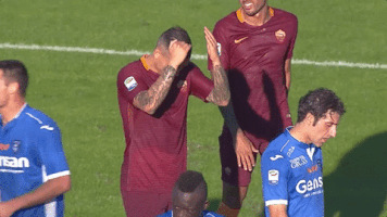 frustrated soccer GIF by AS Roma
