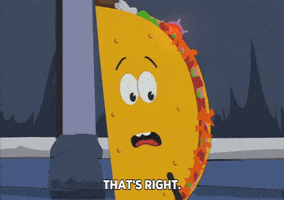 happy taco GIF by South Park 