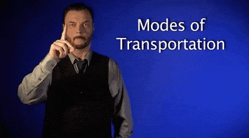 sign language modes of transportation GIF by Sign with Robert