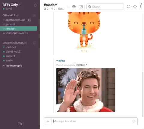 Animated GIF Slack