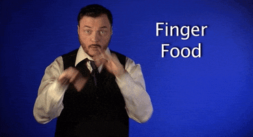 sign language finger food GIF by Sign with Robert