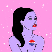 Voting Katy Perry GIF by GIPHY Studios Originals
