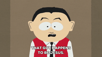 South Park  angry jesus preacher GIF