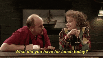 kate mckinnon what did you have for lunch today GIF by Saturday Night Live