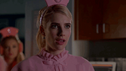 Shocked Emma Roberts GIF by ScreamQueens - Find & Share on GIPHY