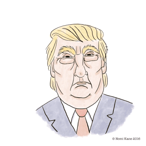 nomikane #trump2016 #protectyourpussy #imwithher #dumptrump #barf GIF