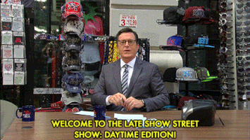 stephen colbert nyc GIF by The Late Show With Stephen Colbert