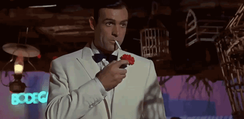 James Bond Smoking Gif By Cravetv Find Share On Giphy