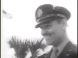 clark gable salute GIF by US National Archives