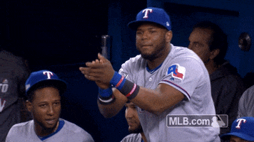 Applaud Texas Rangers GIF by MLB