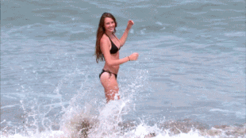 csragsto girl fail wave bikini GIF