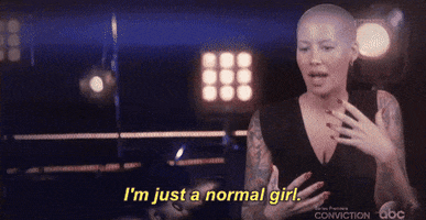 amber rose normal girl GIF by Dancing with the Stars