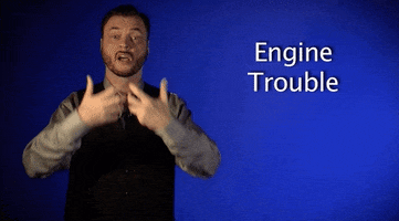 sign language engine trouble GIF by Sign with Robert