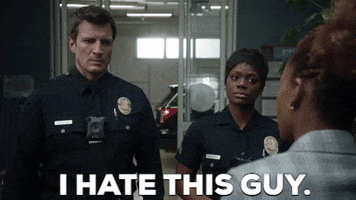 Nathan Fillion I Hate This Guy GIF by ABC Network