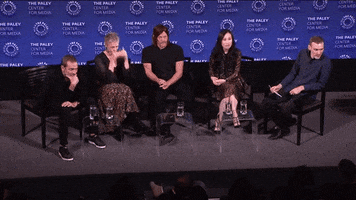 looking the walking dead GIF by The Paley Center for Media