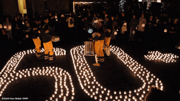 celebration drums GIF by Earth Hour