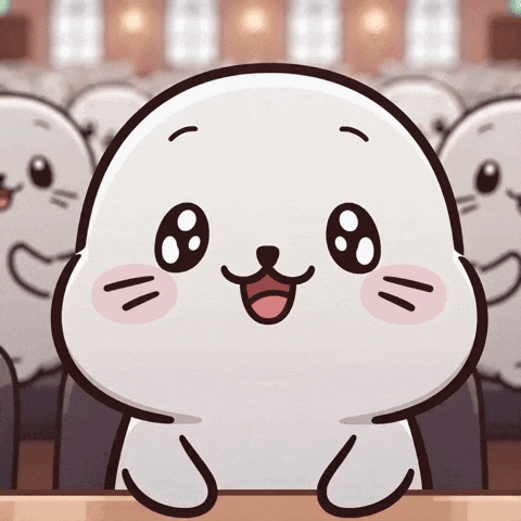 Happy Friends GIF by Sappy Seals