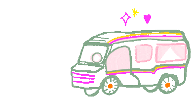 Wedding Van Sticker by Marieta Defelice