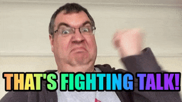 fight fighting GIF by Stoneham Press