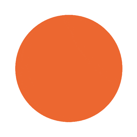 Orange Shape Sticker by Held Design