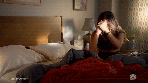 Sarah Shahi Crying GIF by NBC - Find & Share on GIPHY