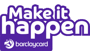 Begin Make It Happen Sticker by Barclaycard