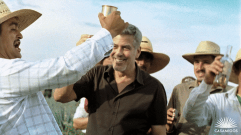 George Clooney Yes GIF by Casamigos - Find & Share on GIPHY