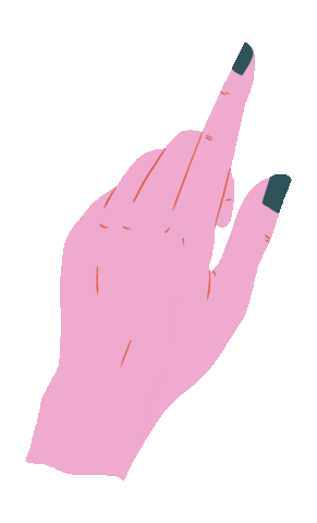 Hand Point Sticker