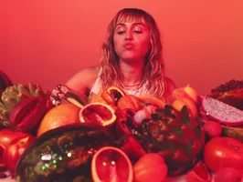 fruit eating GIF by Miley Cyrus