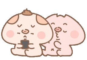 Happy Couple Sticker by 豚豚TunTun