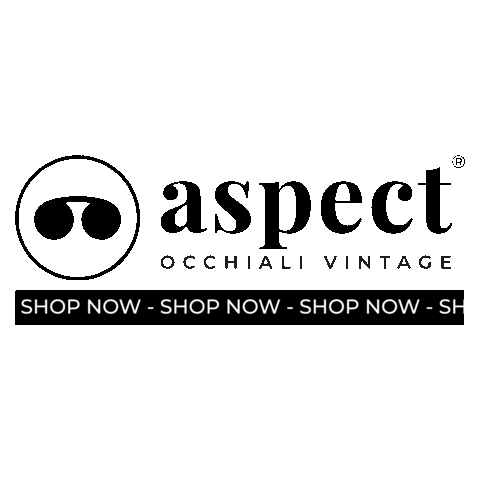Aspect Occhiali Vintage Sticker