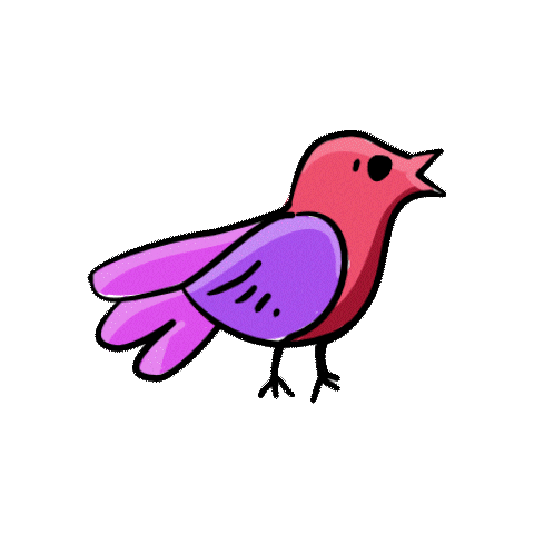 Bird Spring Sticker by startgmbh