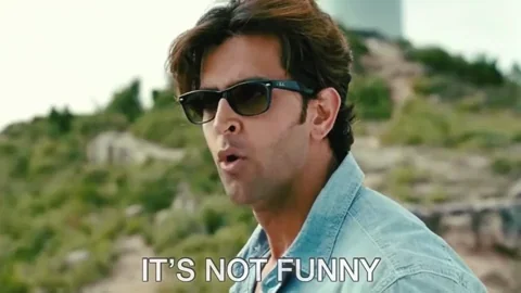 Not Funny Bollywood GIF by Hrithik Roshan