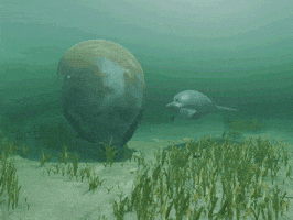 Sad Manatee GIF
