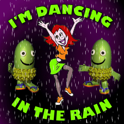 Raining Singing In The Rain GIF