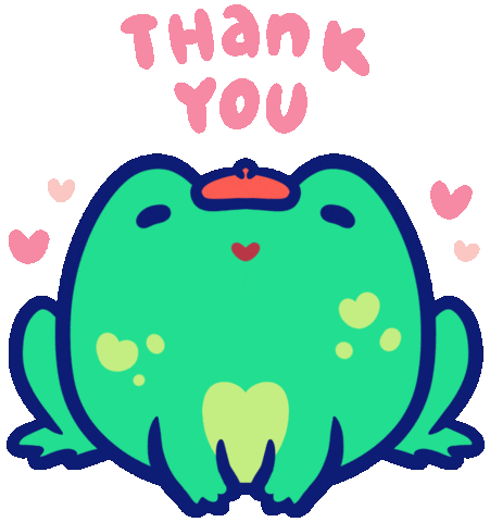 Thanks Thank You Sticker by Sunshunes