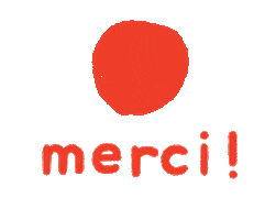 Heart Merci Sticker