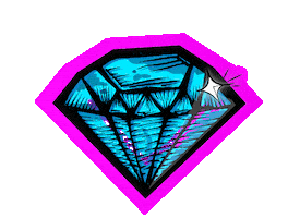 Rosa Azul Sticker