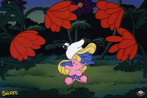 papa smurf gif