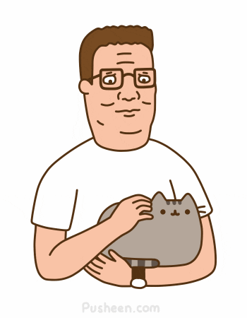 he knows me well hank hill GIF by Pusheen