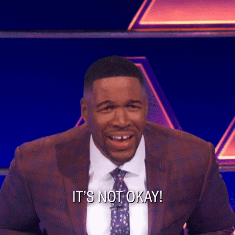 Shocked Michael Strahan GIF by ABC Network