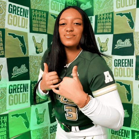 South Florida Horns Up GIF by USF Athletics