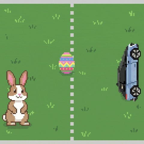 Happy Bunny GIF by Verne Robotaxi