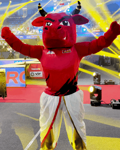 Mascot Bb GIF by Bengaluru Bulls