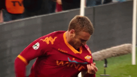 Daniele De Rossi Reaction GIF by AS Roma - Find & Share on GIPHY