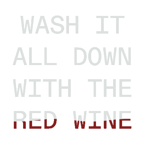 Drunk Red Wine Sticker by Rozzi